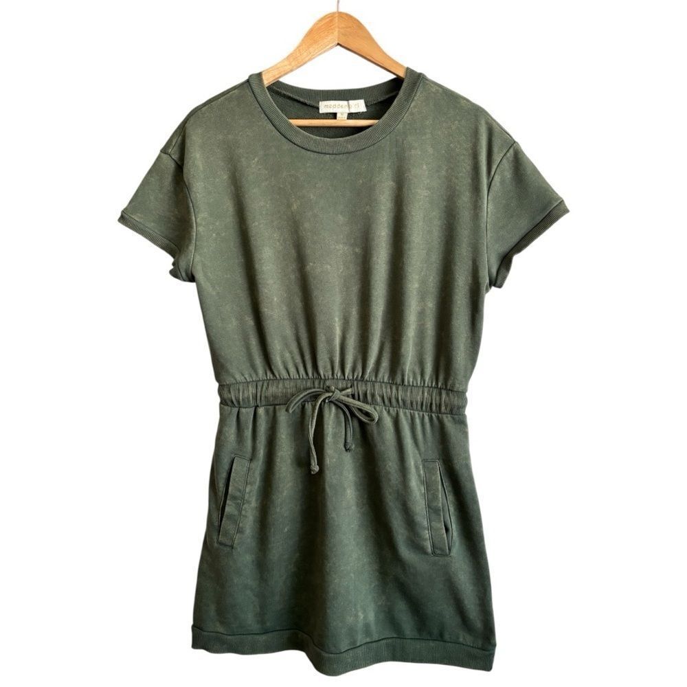 Madden Girl Green Sweater Dress Medium